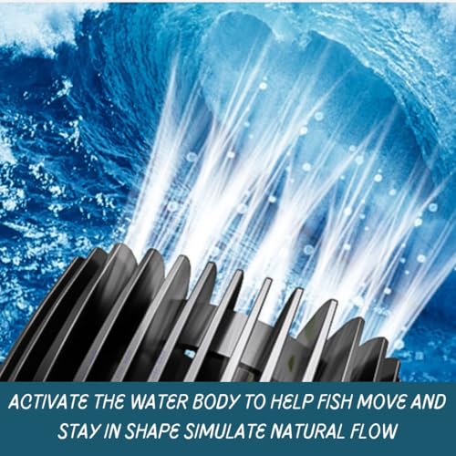 VAYINATO سوبو (WP-400M | 15W | 10000L/H) صانع موجات أحادي الطاقة بزاوية 360 درجة | تحسين حركة الماء خاصة لأحواض الأسماك المالحة - Image 2