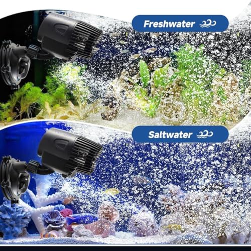VAYINATO سوبو (WP-400M | 15W | 10000L/H) صانع موجات أحادي الطاقة بزاوية 360 درجة | تحسين حركة الماء خاصة لأحواض الأسماك المالحة - Image 4