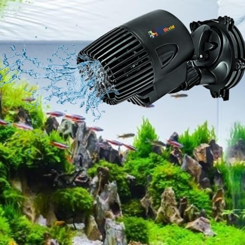 VAYINATO سوبو (WP-400M | 15W | 10000L/H) صانع موجات أحادي الطاقة بزاوية 360 درجة | تحسين حركة الماء خاصة لأحواض الأسماك المالحة - Image 1