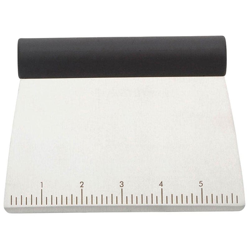 KitchenAid All Purpose Stainless Steel Dough Pastry ScraperChopperCutter with Measurement Scale 6Inch