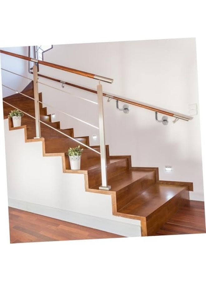 5pcs Stainless Steel Handrail Brackets Wall Mount Railing Support Indoor Outdoor Stairs - Image 4