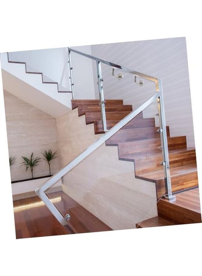 5pcs Stainless Steel Handrail Brackets Wall Mount Railing Support Indoor Outdoor Stairs - Image 3