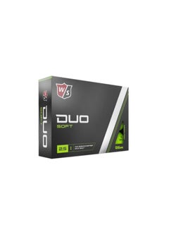 Wilson Duo Soft Green 12 Golf Balls  Color: Green  - Image 2