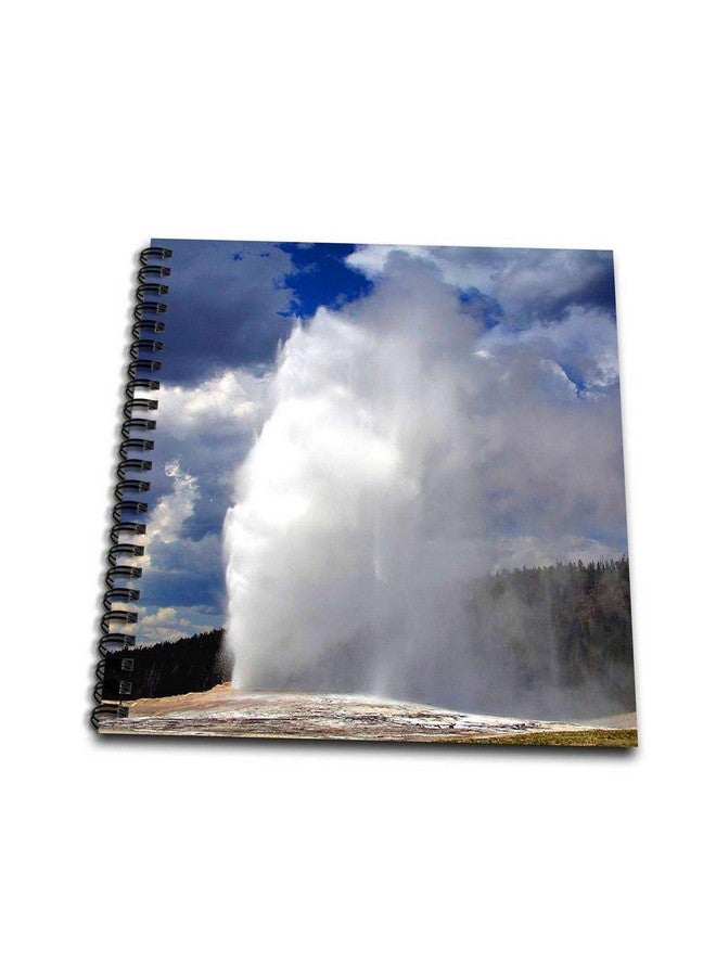 Old Faithful Geyser Yellowstone National Parkmemory Book 12 By 12" (Db_17292_2)