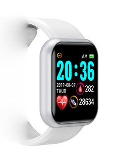 GELESE New smart bracelet sports mode heart rate and blood pressure monitoring step counting sports bracelet white  - Image 1