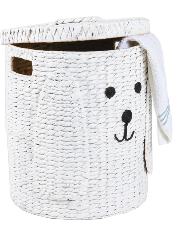 Homesmiths Water Hyacinth Storage Hamper Puppy Shape 38 x 38 x 59 cm - Image 5