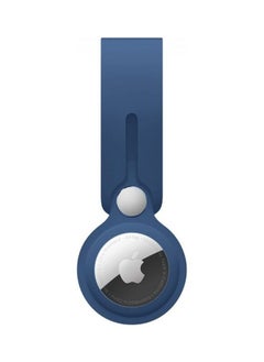 Protective Silicone Loop Case Cover For Apple Airtag Blue