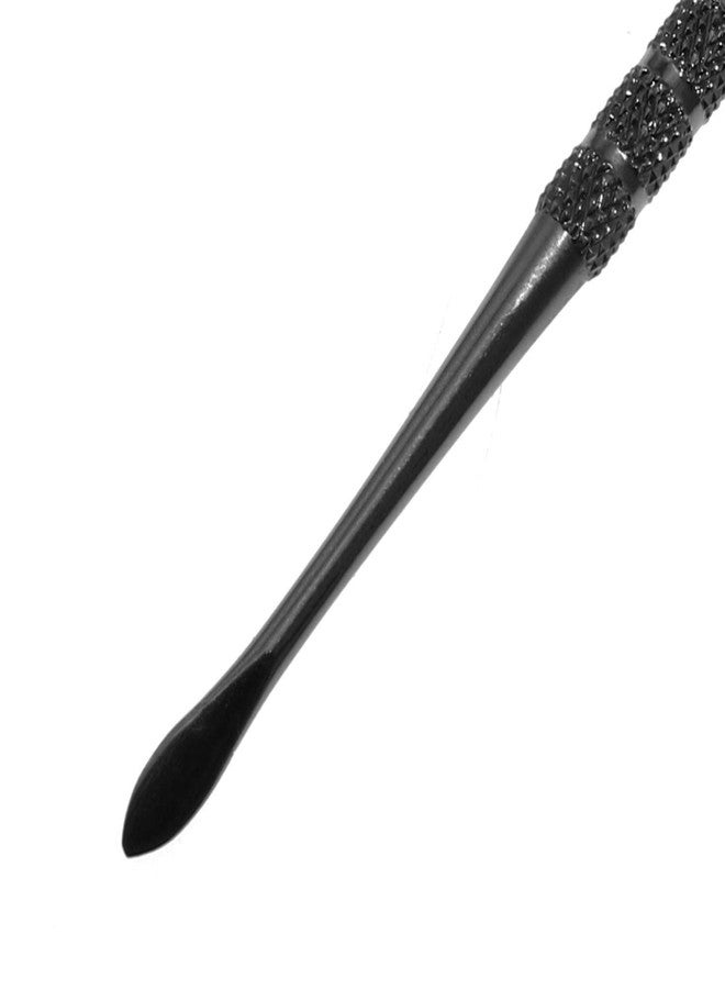 Maxmoral Engraving Tool Wax Carving Tool Set Stainless Steel Engraving Tool Sculpting Tool Spoon, Black - Image 3