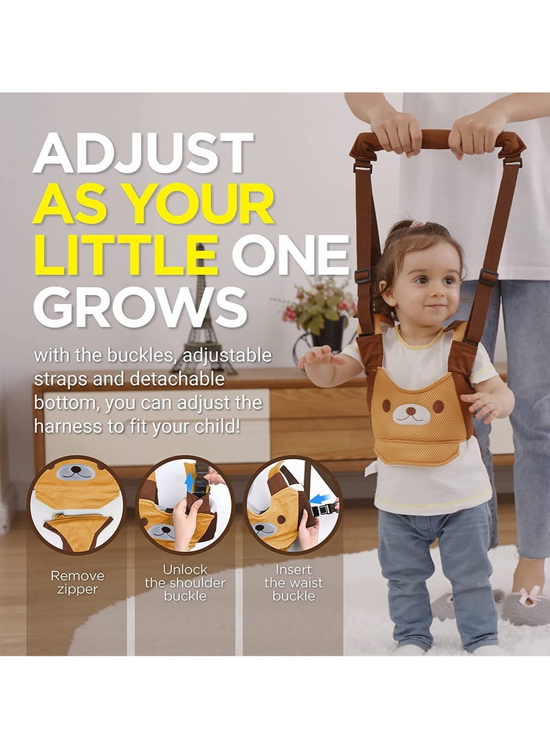 SYOSI Baby Walking Harness, Handheld Kids Walker Helper, Toddler Infant Walker Harness Assistant Belt, Help Baby Walk, Child Learning Walk Support Assist Trainer Tool for 7-24 Month Old  - Image 2