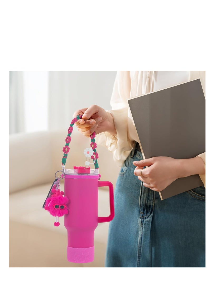 Y&D - Compatible with Stanley Cup Accessories Set, Stanley Accessories 40 oz, Accesorios Stanley with Food-Grade Stanley Straw Cover, Stanley Tumbler Accessories Beautify Your Cup, Unique Gifts for Women - Image 1