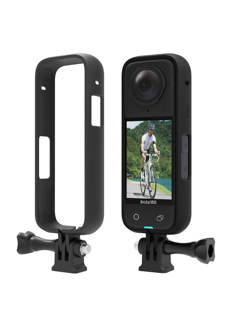 Plastic Frame For Insta360 X4 Panoramic Plastic Cage Protective Cover Adapter Mount For Insta360 X4 Sports Camera Accessories  - Image 1