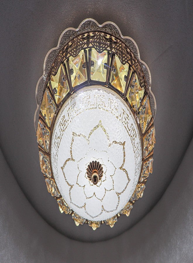 swanart ثريات سوانارت بتصميم الطاووس لإضاءة أسقف غرف المعيشة والنوم (كريستال) - Image 4