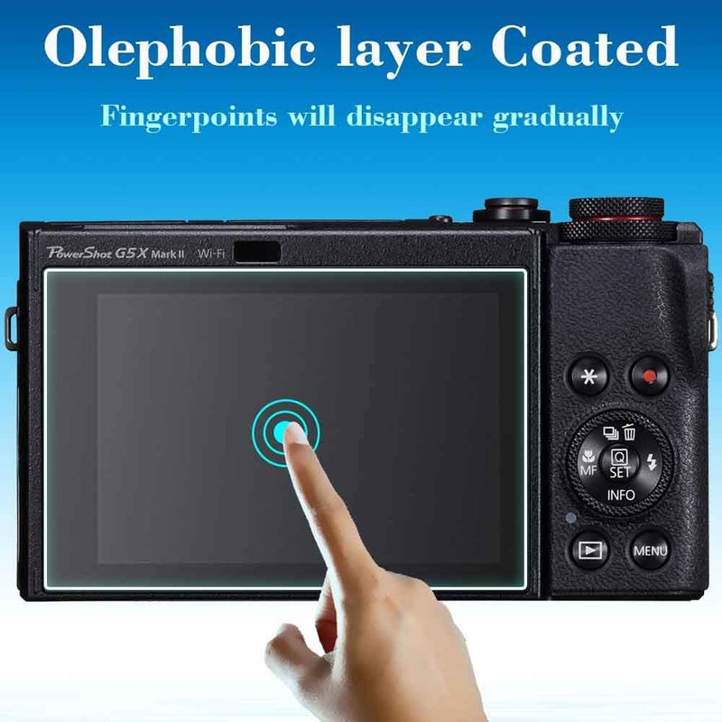 ULBTER G7 X Mark II Screen Protector for Canon G9X Mark II / G9 X / G7X Mark II / G7 X / G5X II /G5 X Camera, 9H Hardness Tempered Glass Anti-Scrach Anti-Bubble [3Pack] - Image 5