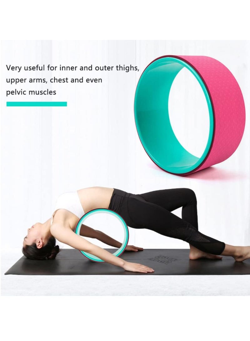 Spall Yoga Wheel, Nonslip Yoga Prop Wheel Strongest & Most Comfortable Yoga Roller for Improving Yoga Poses & Backbends, Stretching, Improving Flexibility - Image 5