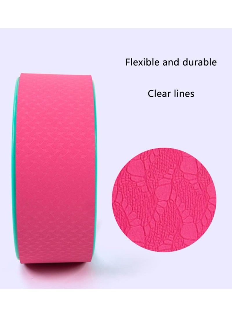 Spall Yoga Wheel, Nonslip Yoga Prop Wheel Strongest & Most Comfortable Yoga Roller for Improving Yoga Poses & Backbends, Stretching, Improving Flexibility - Image 3