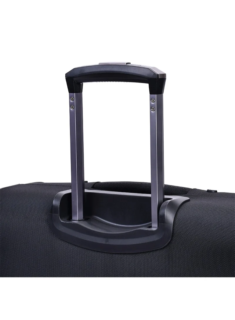 eminent Pilot Case Trolley 4 360 degree Spinner Wheel Water Repellent Rolling Suitcase for Unisex V421 Black