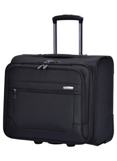 Pilot Case Trolley 4 360 degree Spinner Wheel Water Repellent Rolling Suitcase for Unisex V421 Black