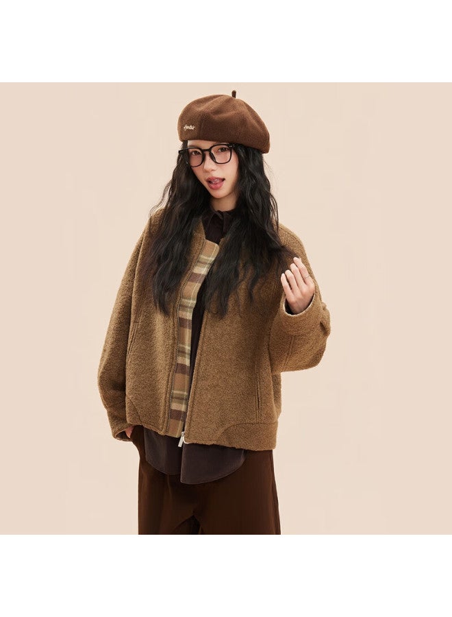 Mmoptop Vintage Retro Beret Autumn Twill Letter Embroidered Painter Hat Women Large Head Cirference Slim Face Octagonal Cap - Image 5