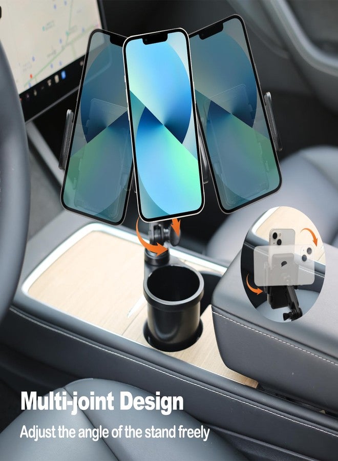 Tesheer for Tesla Cup Holder Model Y/3/S/X Cup Adapter Adjustable Base Phone Holder for Tesla Interior Accessories Car Cup Holder Expander Adapter(Pro) - Image 5