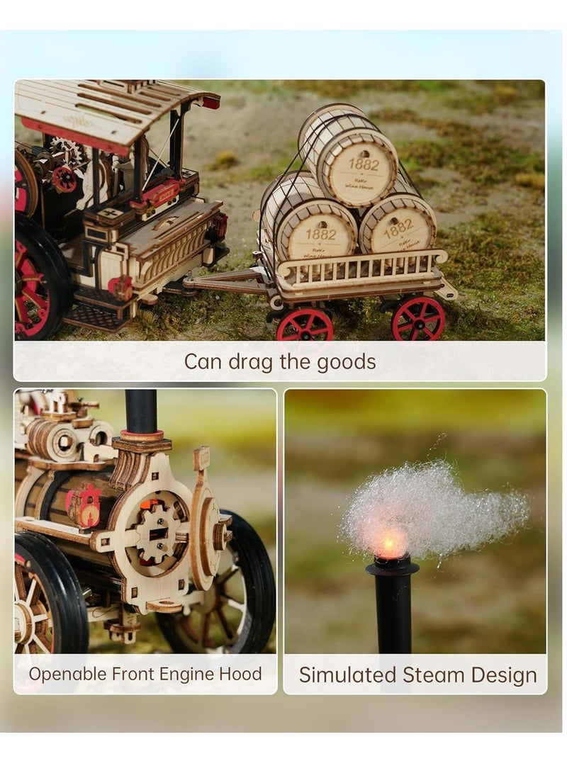 Robotime ROKR Steam Engine Mechanical 3D Wooden Puzzle LKA01
Success Decorative DIY Crafts/Birthday Gifts/Home Decor For Girls&Boys Teens&Adults - Image 5