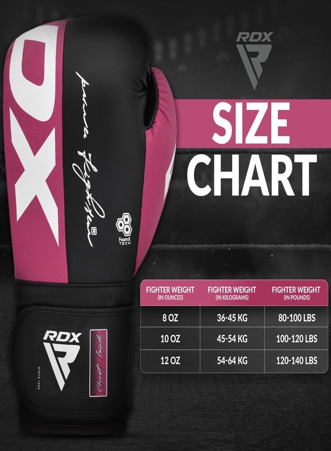 RDX Boxing Gloves, Maya Hide Leather Training Gloves for Muay Thai, Kickboxing, Sparring, Punch Bag, Punch Bag, Kickboxing Gloves, Martial Arts Training, Home Gym, Men, Women, 8 10 12 14 16 oz - Image 5