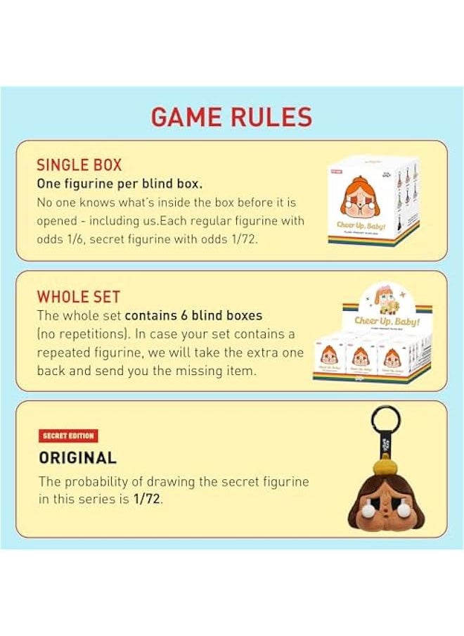 Arabest Crybaby Cheer UP, Baby! Series-Plush Pendant Blind Box, Crybaby Blind Box Figures, Random Design Action Figures Collectible Toys Home Decorations, Holiday Birthday Gifts, Single Box  - Image 2
