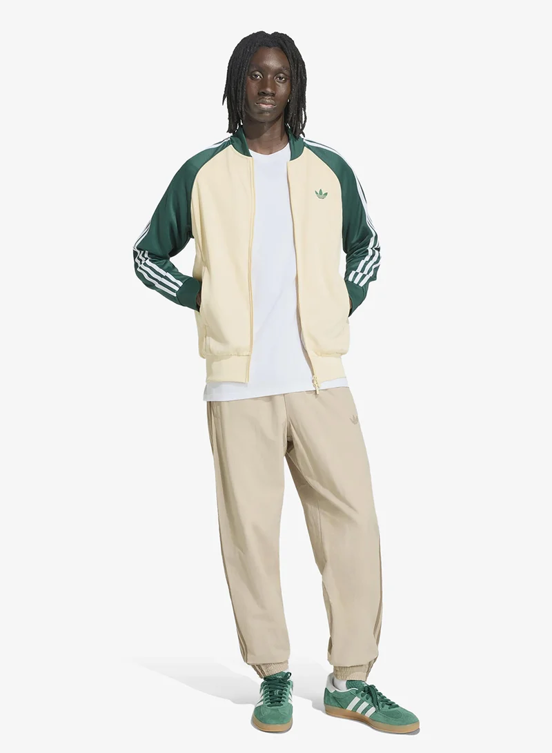Adidas Originals WARVAN/CGREEN Superstar Adicolor Twill Track Top for Men | Best Price UAE