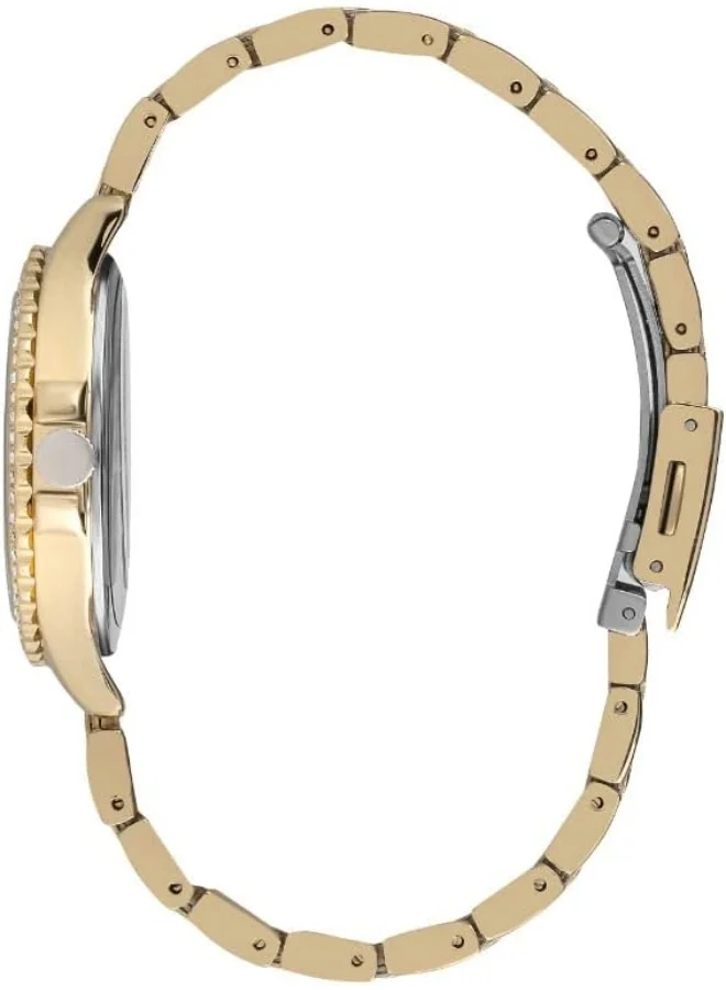 سلازنجر Women's Quartz Movement Watch, Analog Display and Metal Strap - SL.9.6536.3.02, Gold