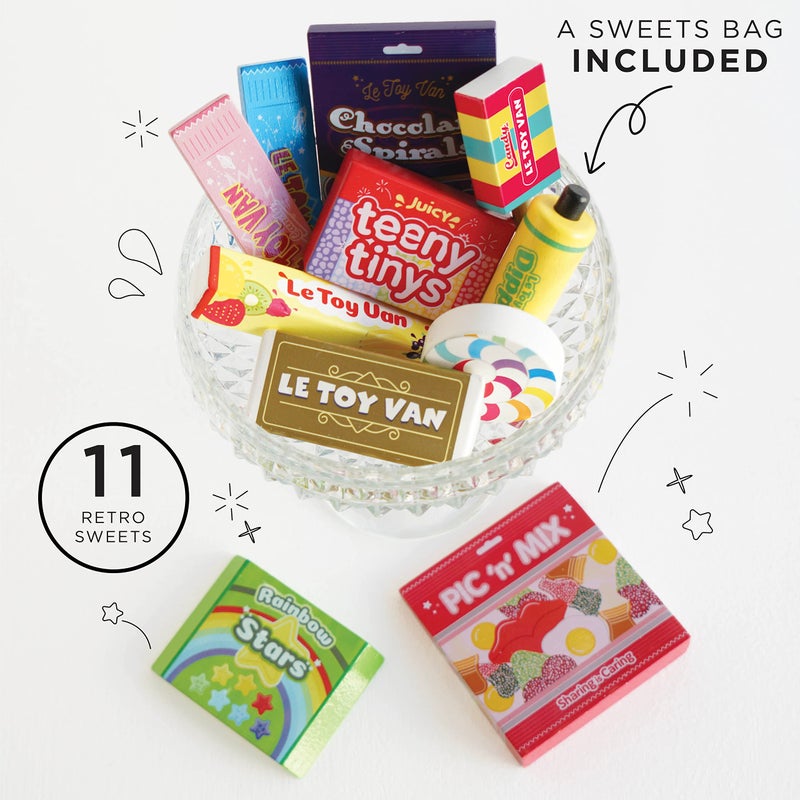 Le Toy Van  Pretend Play Wooden Candy Play Food Set  Kids Role Play Wooden Food Toy  Great As a Gift  Suitable for 2 Years  TV335 - Image 3
