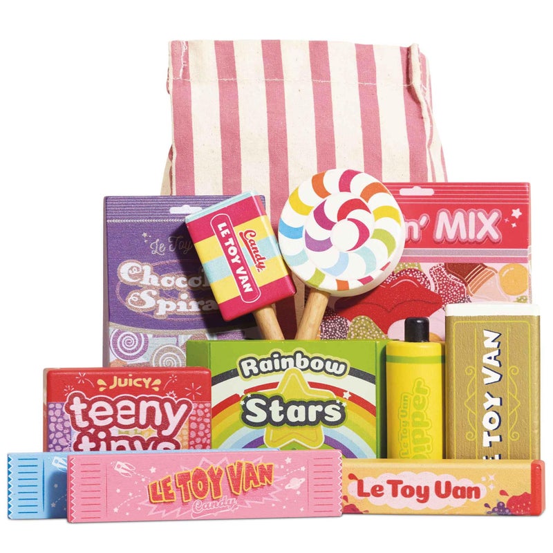 Le Toy Van  Pretend Play Wooden Candy Play Food Set  Kids Role Play Wooden Food Toy  Great As a Gift  Suitable for 2 Years  TV335 - Image 2