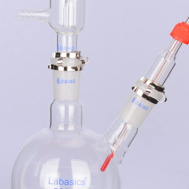 Labasics Metal Joint Clips, 5 pcs 24 mm Lab Keck Clamp #24 Keck Clips for 24/40 24/29 Glass Ground Joint Lab Accessory - Image 5