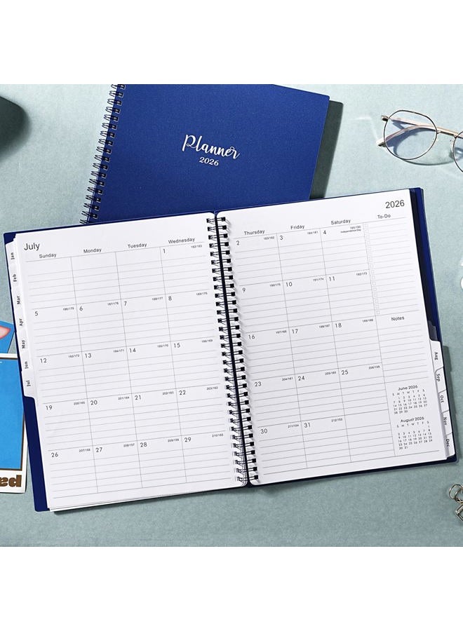 Indeme 2026 Planner, 2026 Planner Weekly and Monthly from Jan 2026 - Dec 2026, 9" x 11" Planner 2026, 2026 Calendar Planner with Monthly Tabs, Pocket, Twin-Wire Binding, Premium Paper, Holidays - Image 2