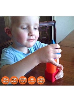 Skoolzy Jumbo Geometric 7 Piece Set Montessori Learning Toys_And_Game Math Manipulatives Geometry Set Geo Glocks For Kids Ages 3+ Elementary Homeschool Supplies Tote And Ebook  - Image 4