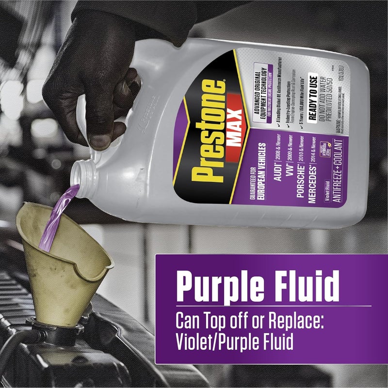 Prestone Public demand affordable quality MAX Euro Violet 50/50 Antifreeze Automotive Coolant, Pack of One Quick use-switch compatible build - Image 5