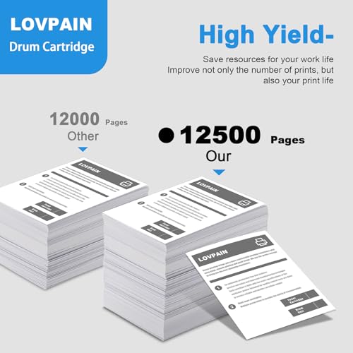 LOVPAIN 1 Pack Black 013R00691 Drum Unit - DOPHEN B230/B225/B235 Imaging Unit Replacement for Xerox B230 B225 B235 Printer - Image 3