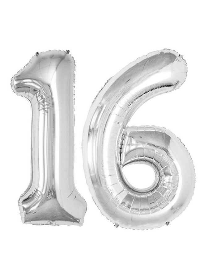 GOER GOER Number 16 Balloons for 16th Birthday Sweet 16 Party Decorations,42 Inch Jumbo Foil Helium 61 Balloons for 61st Birthday Party Decoration (Sage Green)  - Image 1
