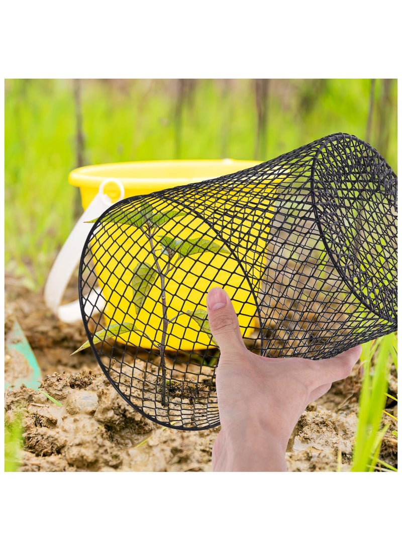 Generic Iron Plant Protection Cover Plant, 4pcs Protection Basket, Garden Chicken Wire Cloche Cage, Dome Screen Plant Covers Plant Vegetable Seedlings, for Outdoor Vegetable Garden Indoor Potted  - Image 2