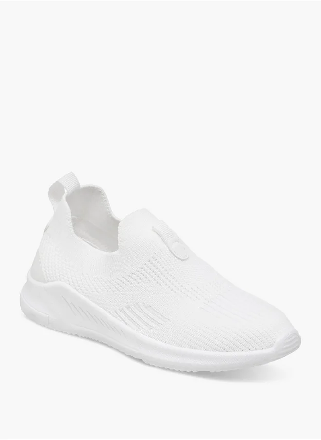 شو اكسبرس Boys Textured Slip-On Sneakers