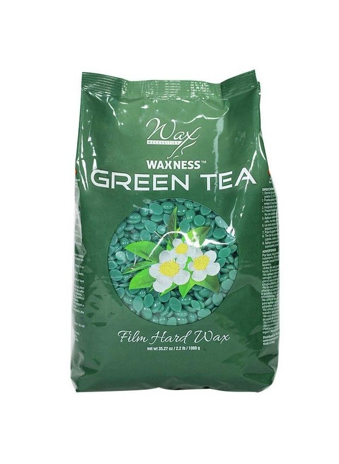 wax necessities Essities Film Hard Wax Beads Green Tea 2.2 Pound  - Image 1