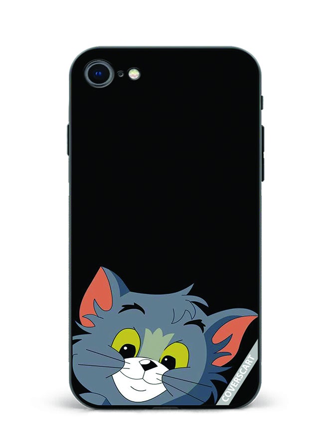 Protective Case Cover For Apple iPhone SE 2020 Jerry Design Black