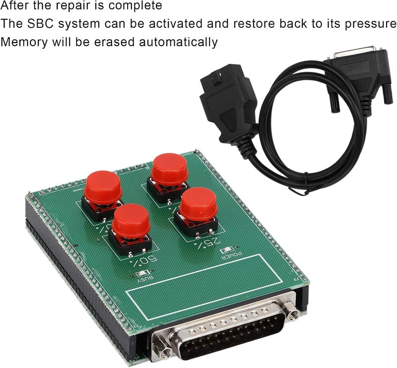 klarako SBC Reset Tool, ABS SBC Reset Tool OBD2 Repairing Device Plastic Maintenance Replacement for car - Image 2