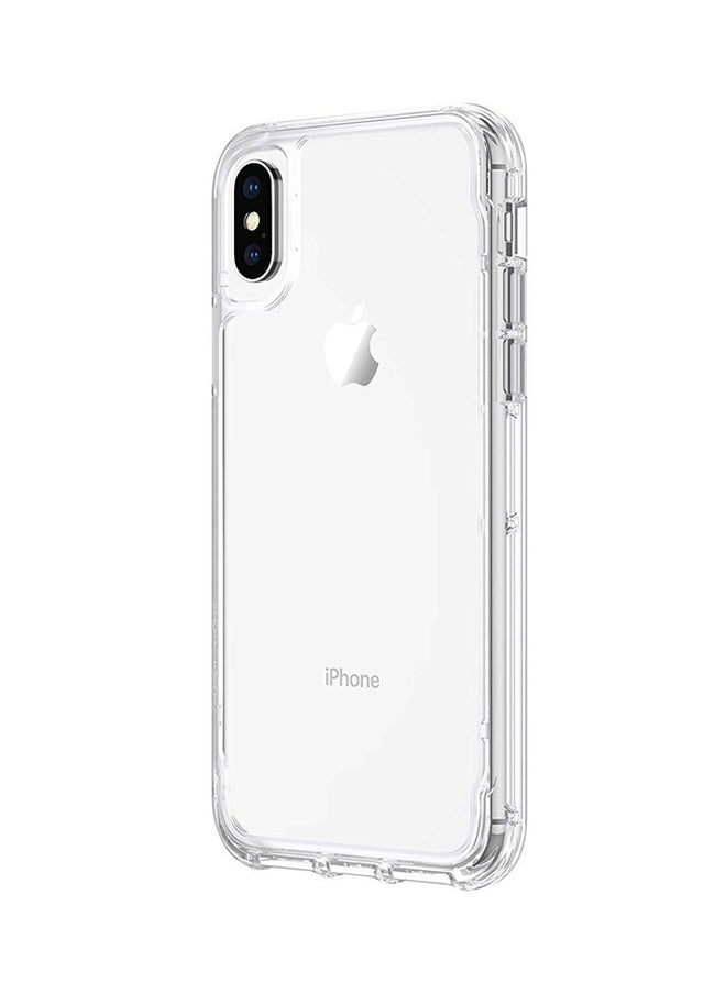 غريفين جراب Griffin Survivor Slim Fit شفاف لهاتف iPhone X مع هدية مجانية من Spigen Tempered Glass لهاتف iPhone XS/X  - Image 2