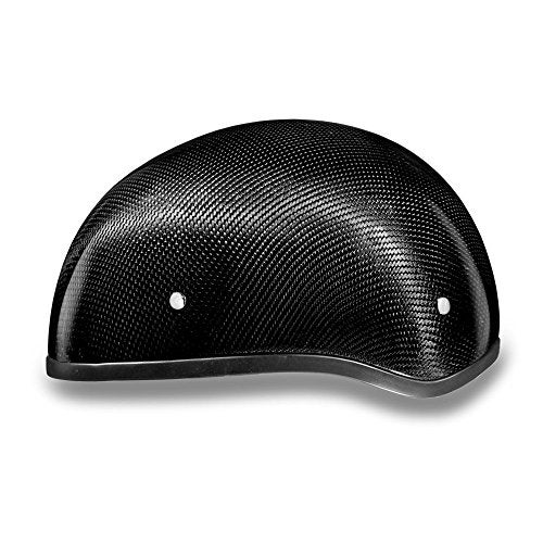 Daytona Helmets Half Skull Cap Motorcycle Helmet DOT Approved [Carbon Fiber] - Sleek Design, Lightweight & Durable, Comfortable Fit, Premium Quality, Meets Safety Standards for a Secure Ride - Image 2