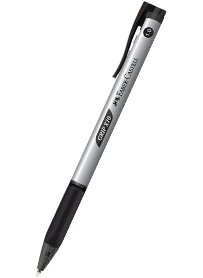 FABER-CASTELL - Grip X10 Ballpoint Pen Black - Image 1