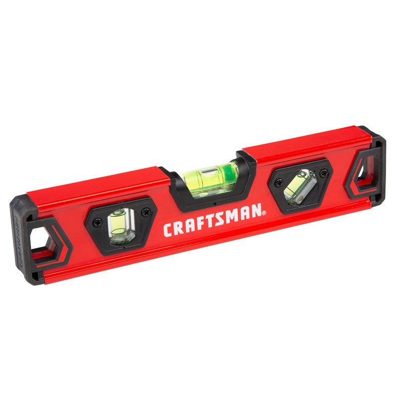 CRAFTSMAN Torpedo Level 9 Inch With Shock Absorbing End Caps CMHT82390 - Image 2