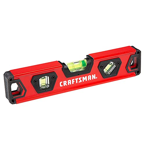 CRAFTSMAN Torpedo Level 9 Inch With Shock Absorbing End Caps CMHT82390 - Image 1