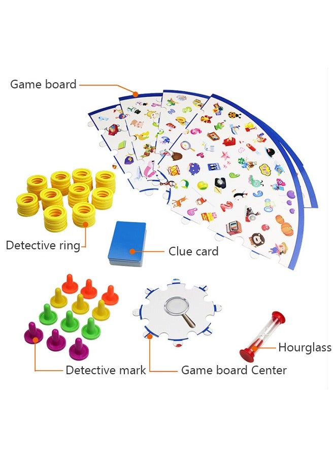 GROIC Matching Memory Board Game, Little Detective Card Games for Kids and Family with A Foldable Mat, Preschool Learning and Educational Toy  23 Inches - Image 3
