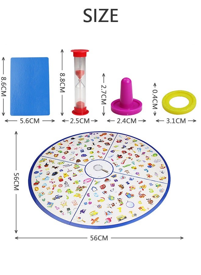 GROIC Matching Memory Board Game, Little Detective Card Games for Kids and Family with A Foldable Mat, Preschool Learning and Educational Toy  23 Inches - Image 2