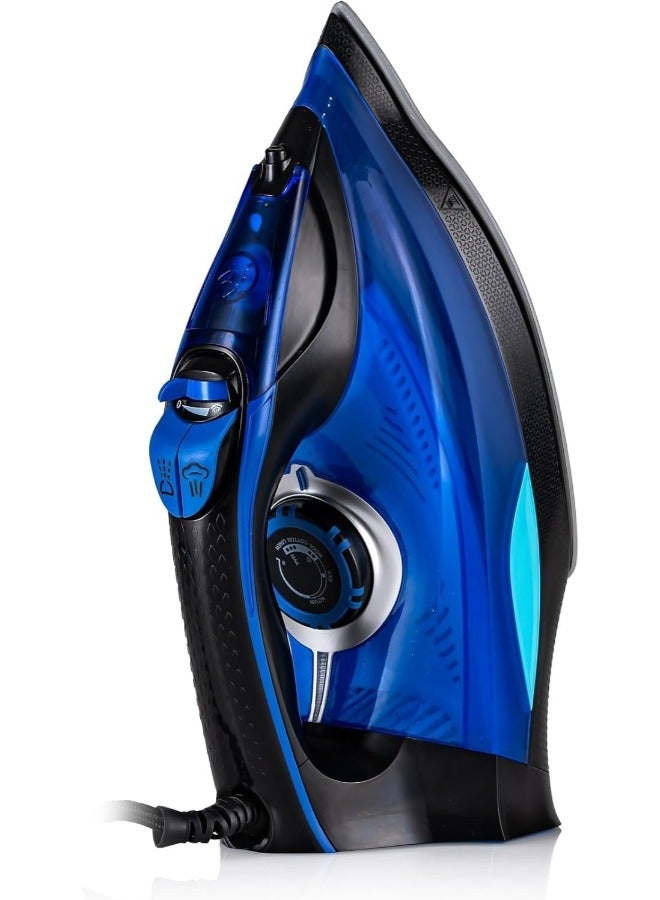 Penguin Steam Iron with Ceramic soleplate 2800W , 450 ml Tank Capacity, Blue PI-2800 - Image 3