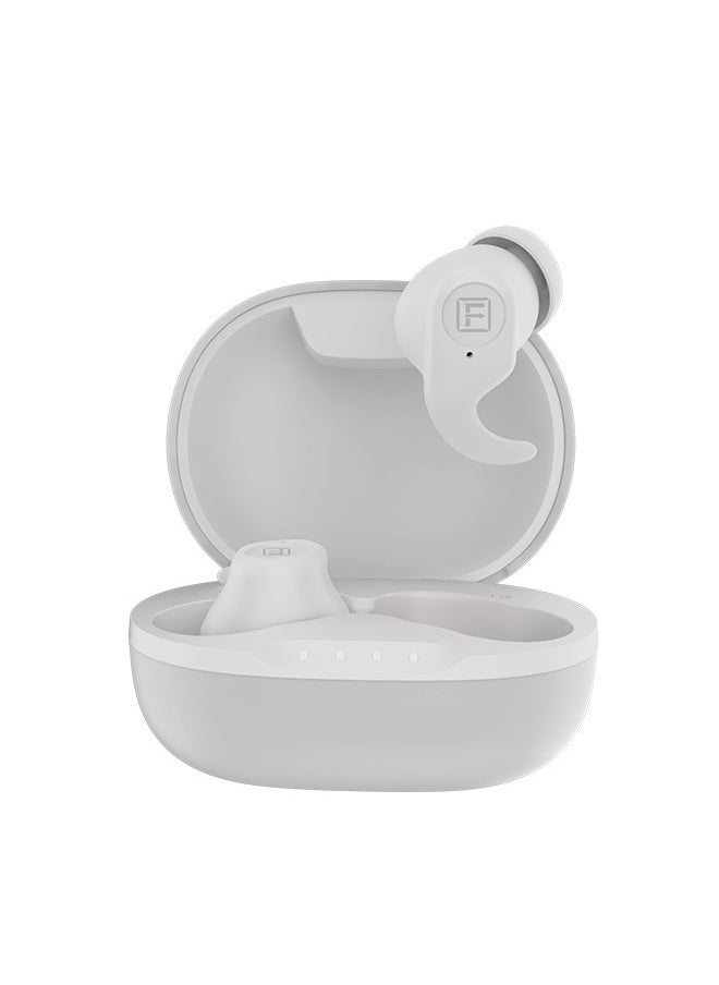 Faster - StudX Wireless Earbuds with Active Noise Cancellation (ANC) - 25 Hours Playtime with Bluetooth 5.4 - HiFi Stereo Sound Airpods - Gaming Bluetooth Earphones with Ultra-Low Latency - Deep Bass, IPX4 Water Resistant - For Exercise, Gym - Compatible with iPhone & Android (White) - Image 1